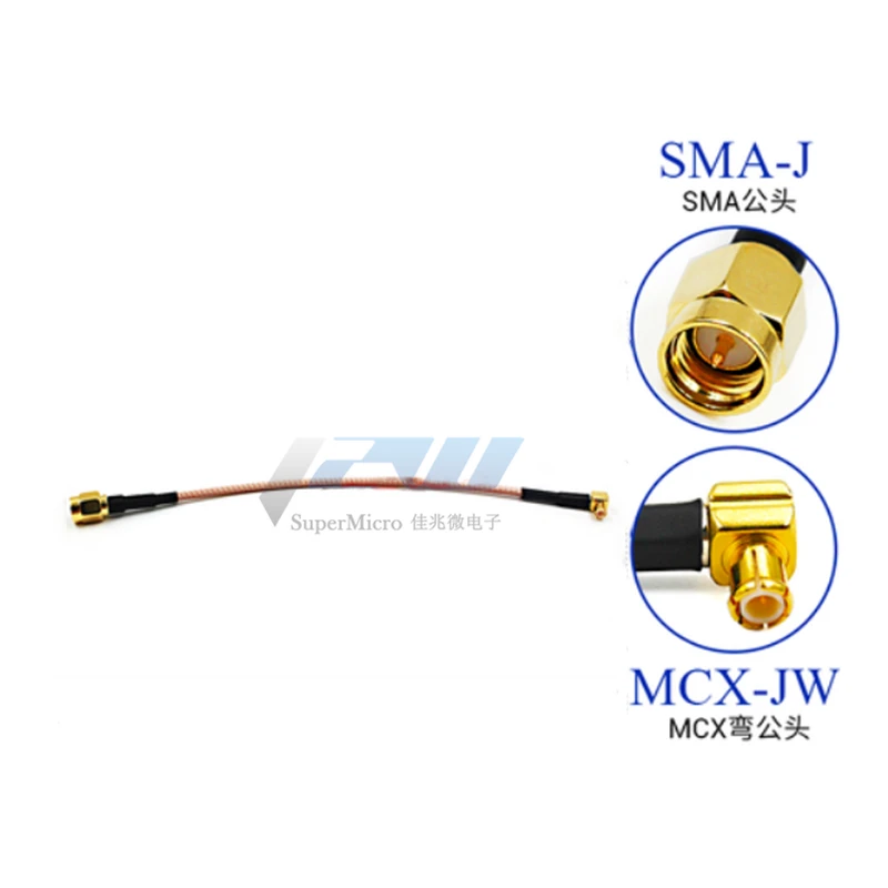 Бесплатная доставка MCX J изогнутый штекер к SMA K женский RG316 линия sma удлинительному