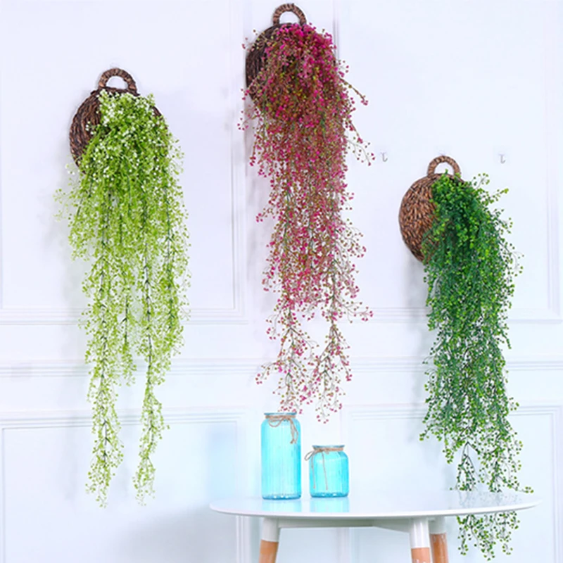 

2022 Newest Hot Artificial Fashion Plastic Ivy Leaf Garland Plants Vine Foliage Flowers Home Decor 2021 Newest Hot Fashion Arti