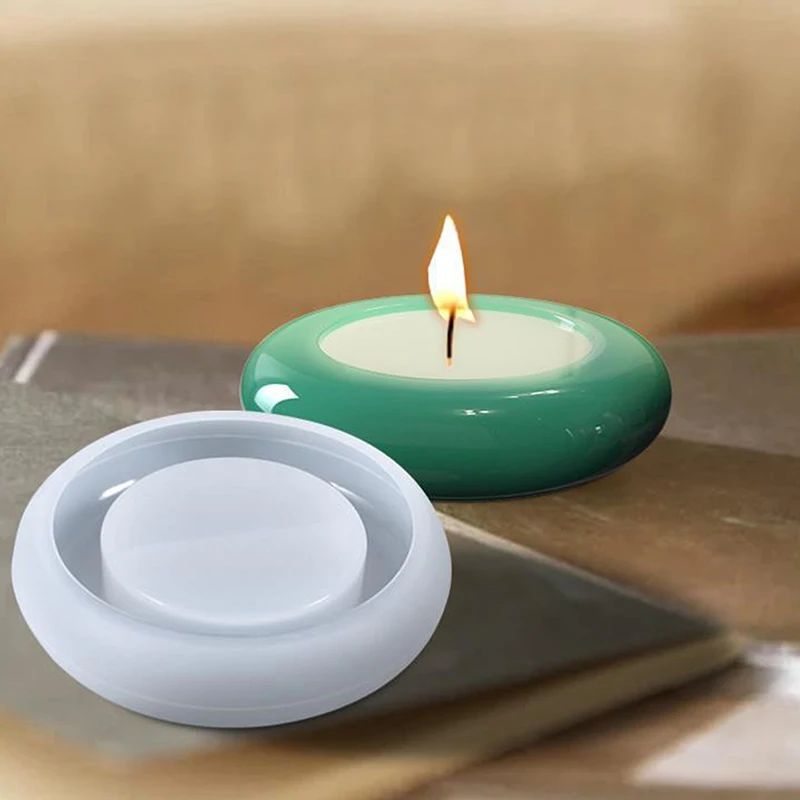 

DIY Oval Candlestick storage pendulum Jewelry Candle Container Silicone Mold