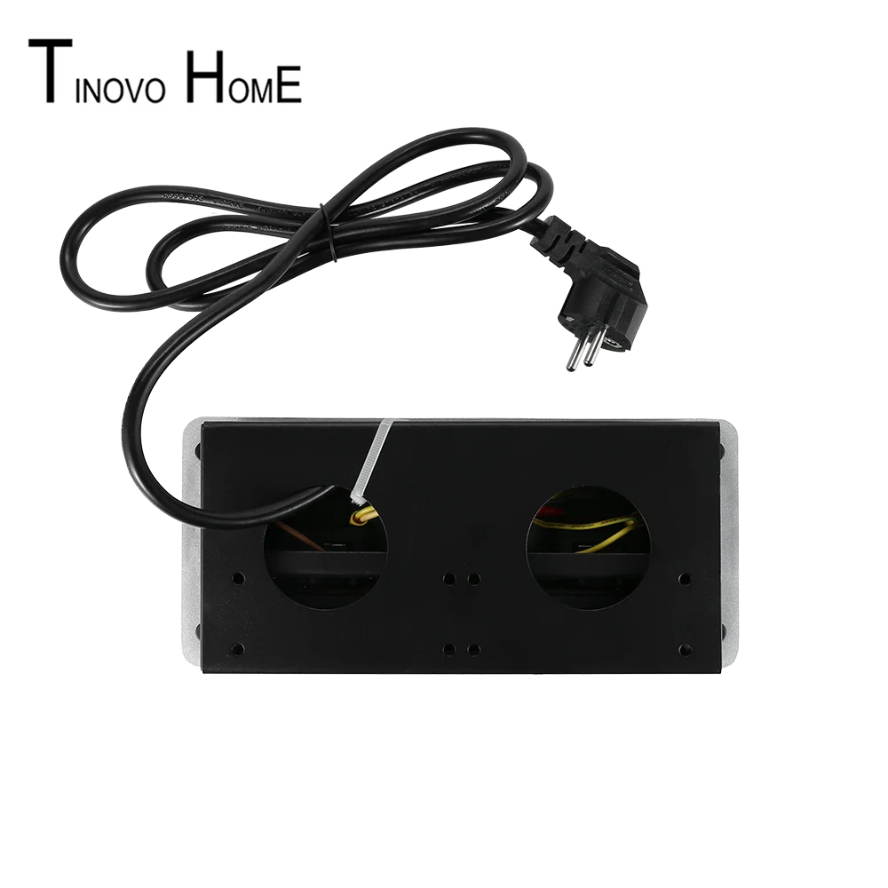 Скрытая настольная розетка/Выдвижная розетка/2 значный европейский стандарт и USB