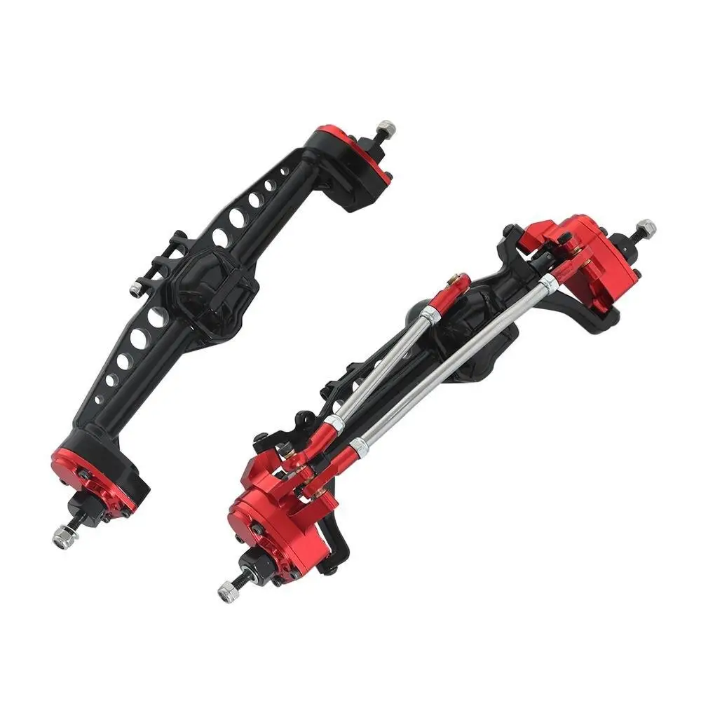 

Комплект оси передней оси из алюминия IdealHouse для AXIAL SCX10 III AX103007, обновленные металлические запасные части для оси радиоуправляемого автомоби...