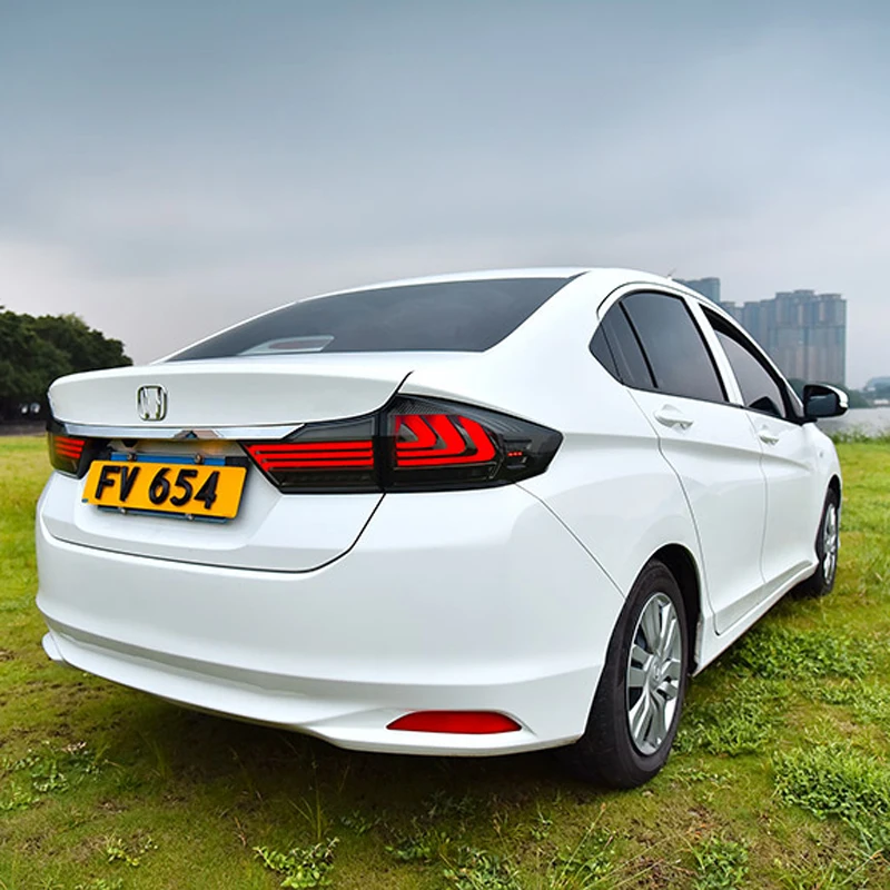 Для HONDA City 2015 2016 хвост светильник s светодиодные задние светодиодный задний