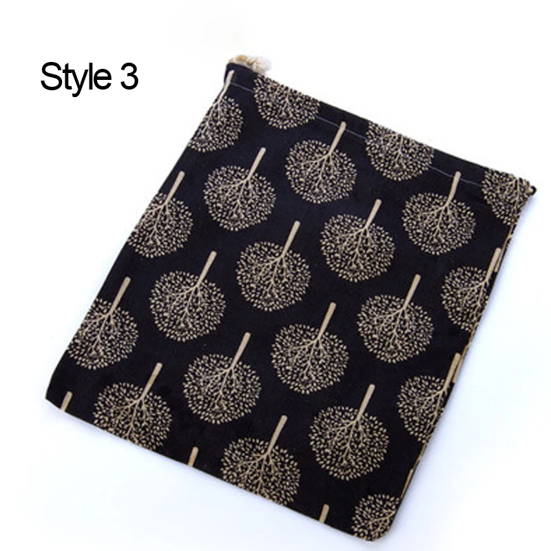 Style 3 Прочная хлопковая и корзина для белья, сумки для путешествий, обуви, белья, нижнего белья, косметический Органайзер, мешок для пыли, карманы для луча - Цвет: Style 3