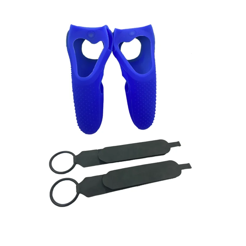 

Adjustable Knuckle Strap+Silicone Skin Cover For Oculus Quest VR Headset Grip Touch Controller Protective Case for Oculus Rift S