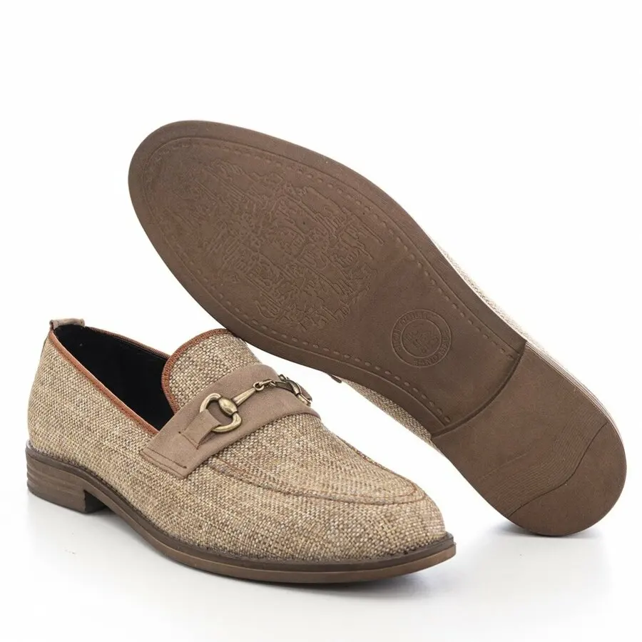 

Men Shoes Tonny Black Men'S Loafer Shoes Linen Dw231K