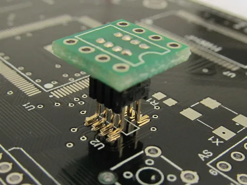 Адаптер DIP8 к SOP8 разъем PCB 1 27 мм/2 54 мм 8 контактный адаптер звуковая карта