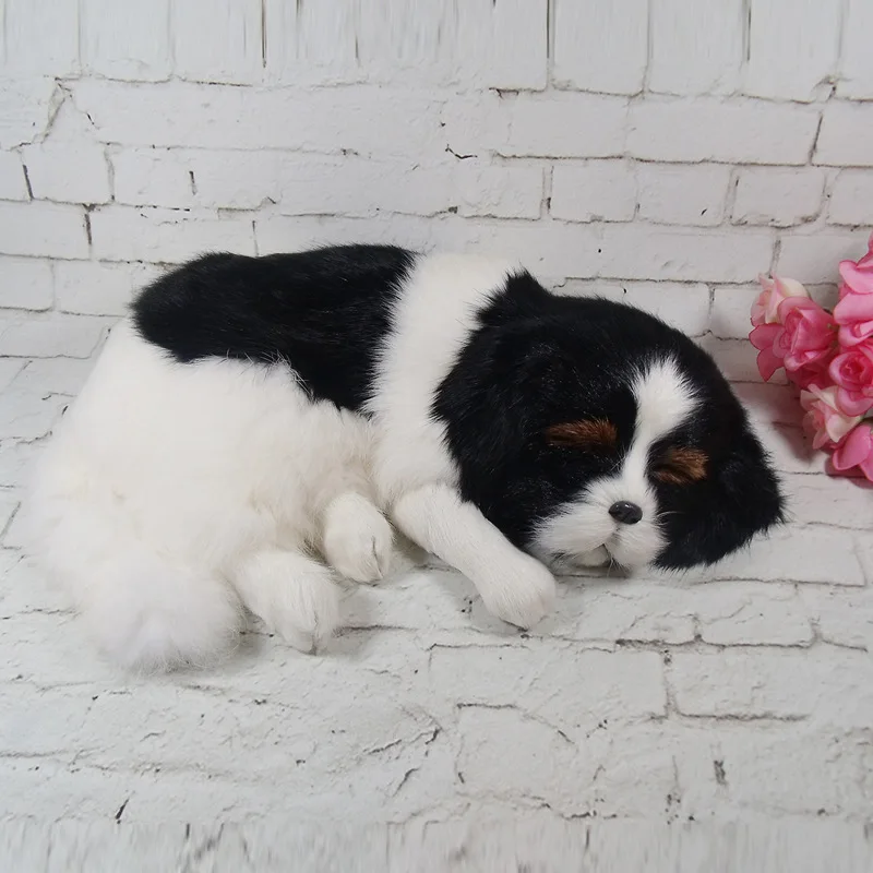 

Decoration Crafts Simulation Dog Animal Model Home Decoration Fur Crafts Static Model Photography Props Figurines & Miniatures