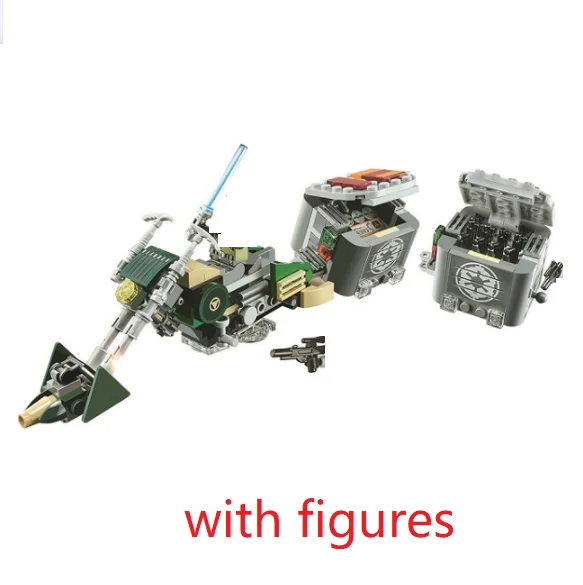 

251pcs 10574 Bela Kanan's Speeder Bike Model Building Block Bricks Compatible 75141 educational toys for children