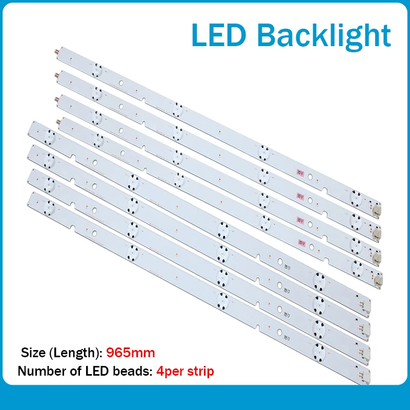 

New 8 PCS LED backlight strip for 47L6353DB SVT470A53_REV05_R SVT470A53_REV05_L
