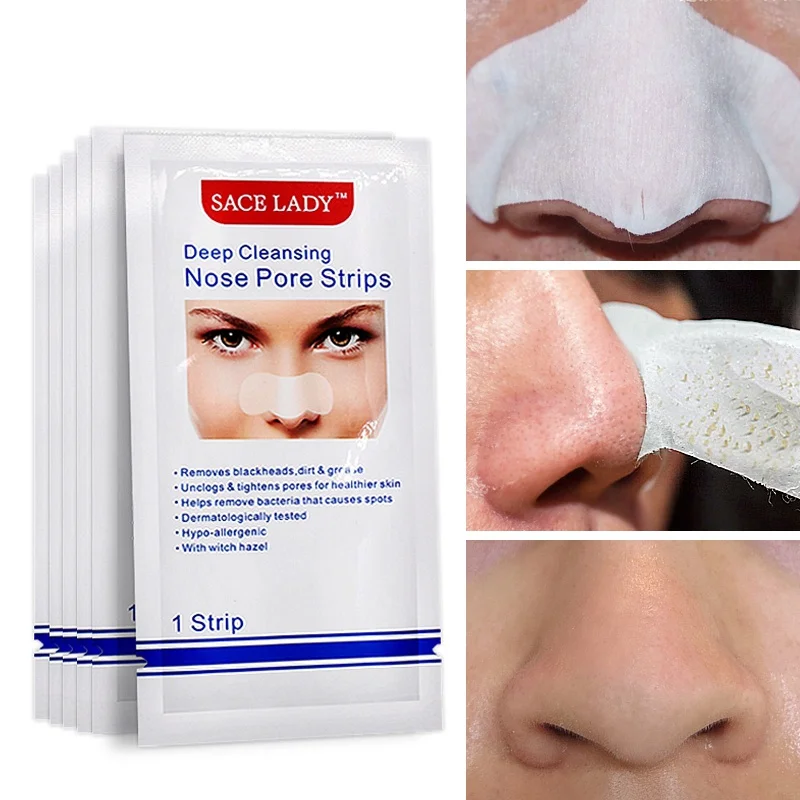 

1pc Nose Strip Remove Pimples Blackheads Cleaning Pores Cleansing Pore Strips Blackhead & Blemish Removers Control Oil