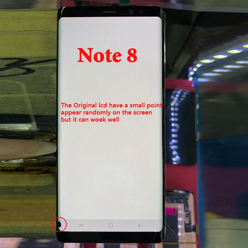 ЖК дисплей SUPER AMOLED N950F для SAMSUNG Galaxy Note 8 сенсорный экран N950W N950FD с цифровым