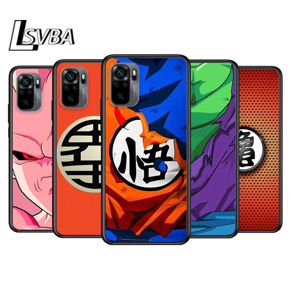 

Anime DBZ for Xiaomi Redmi Note 10 10S 9 9T 9S 9Pro Max 8T 8Pro 8 7 6 5 Pro 5A 4X 4 Soft Black Phone Case