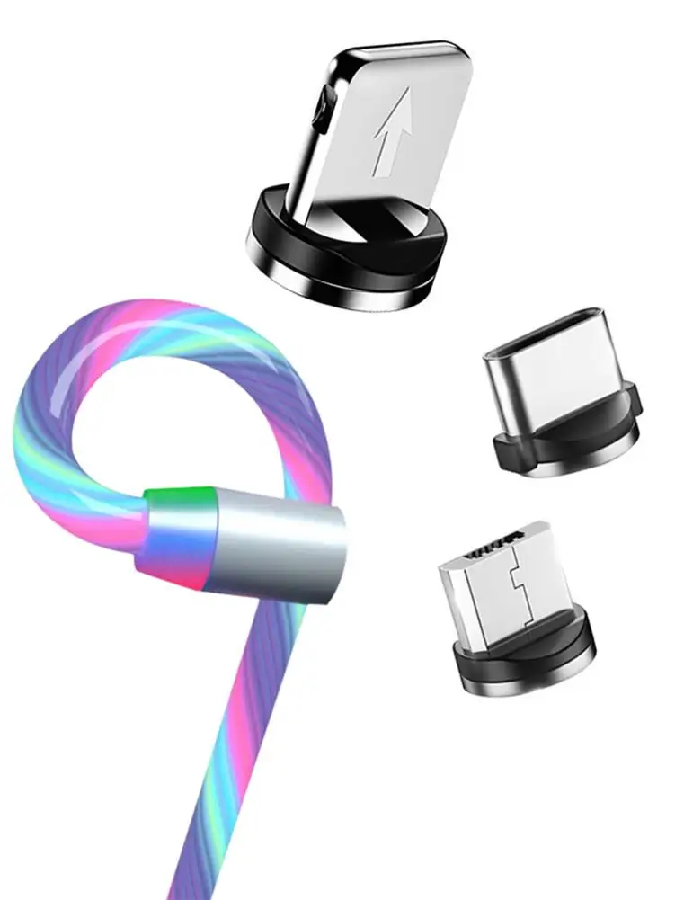 Стример линия передачи данных Магнитный Micro USB кабель Быстрая зарядка usb type C для