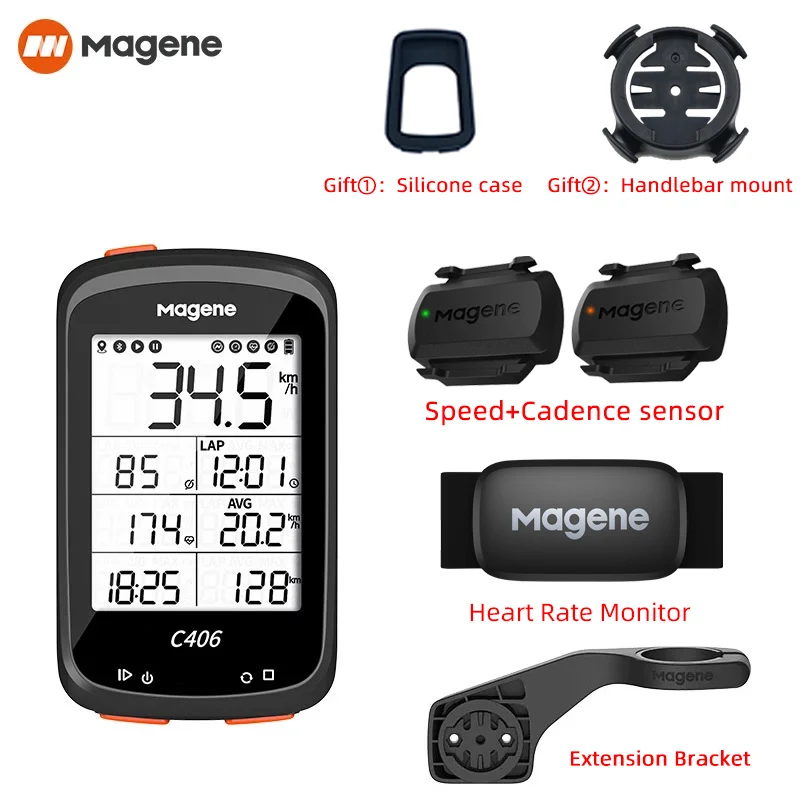 Велосипедный GPS-компьютер Magene C406 C206 306 MTB дорожный велосипед умный беспроводной