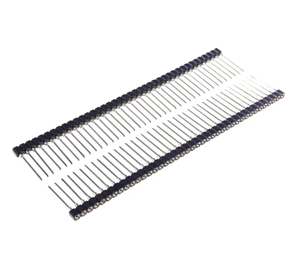 1 шт. 1X40 контактный Однорядный круглый гнездовой штыревой разъем 2 54 мм Шаг полоса