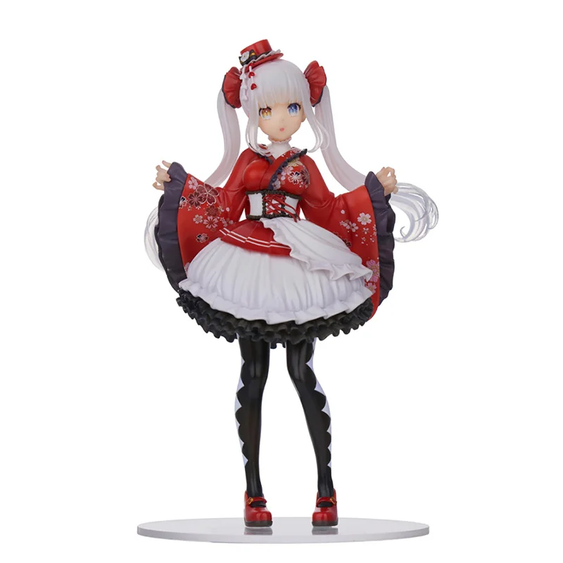 

Pre-Sale Virtual Anchor Mea Kagura Strawberry Jam Anime Peripheral Character Model 18Cm Collectible Figurines Anime Toys Gift