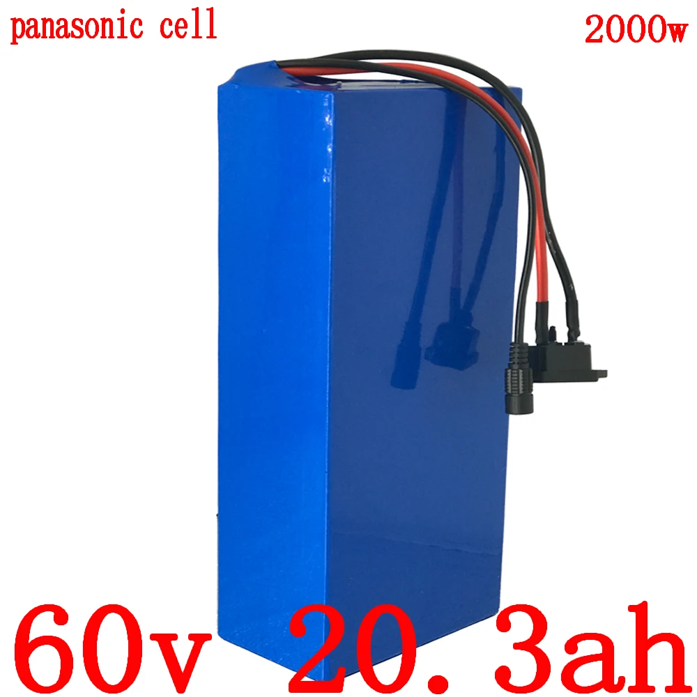 Литиевый аккумулятор для электрического скутера panasonic 60 в 15 А/ч 18 20 25 велосипеда