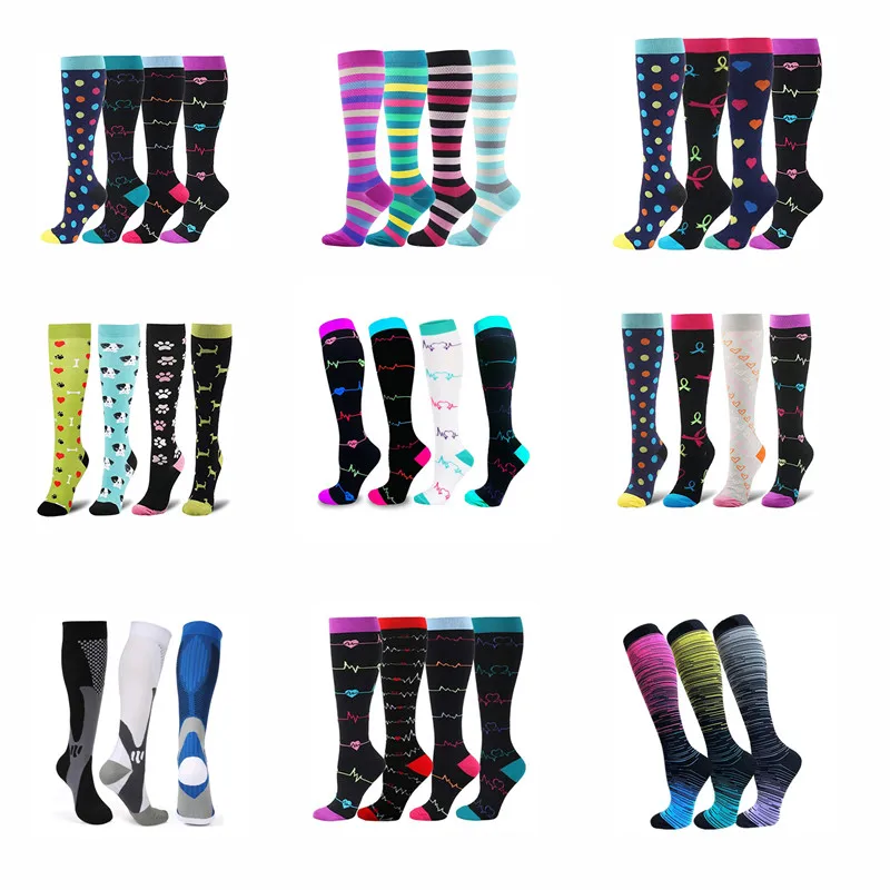 

Unisex Compression Socks Dropship Multi Pairs Football Crossfit Socks Wholesales Outdoor Sports Nursing Running Fitness Socks