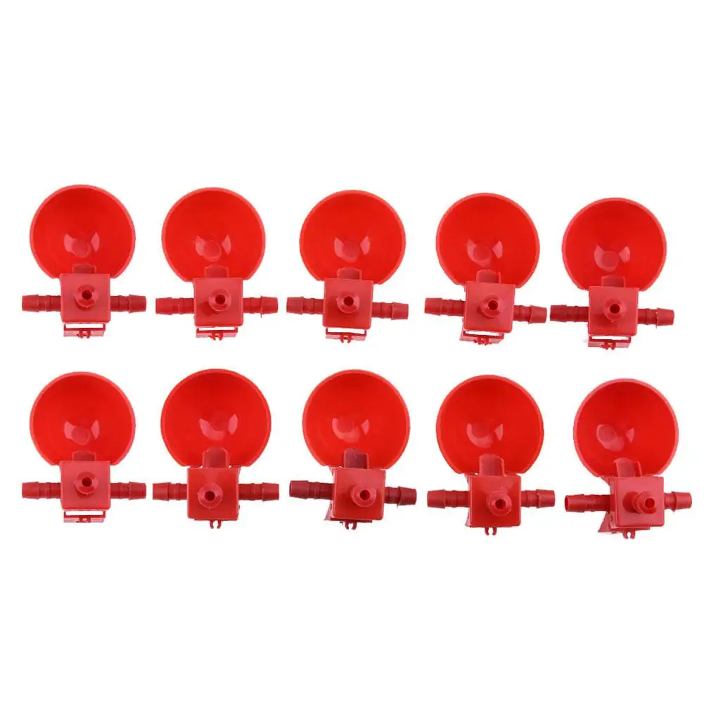 10 шт./компл. Автоматическая клетка для птицы корма питьевой воды чашки кур