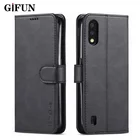 Чехол для Samsung Galaxy A01, роскошный кожаный чехол-книжка с откидной крышкой для Samsung A01, A 01, магнитные Чехлы для телефона, подставка-держатель для карт