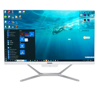 desktop computer quad core intel i7 8565u all in one pc gaming 24 inch 19201080 monitor ddr4 m 2 ssd windows 10 office using