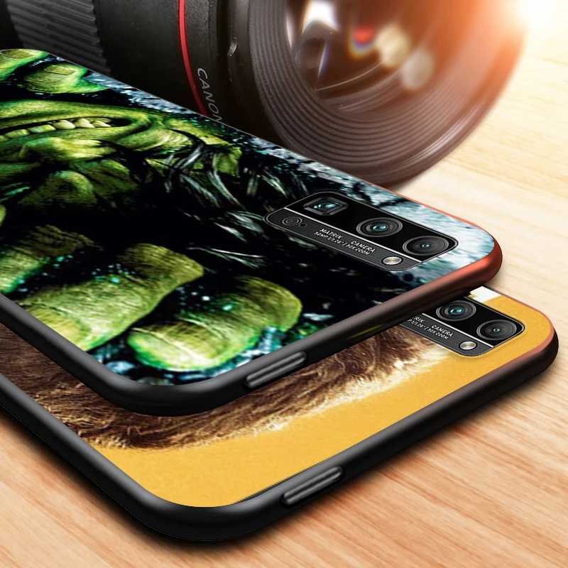 

Hulk marvel hero for Huawei Honor V30 20 Pro X10 9S 9A 9C 9X 8X 10 9 Lite 8 7 Pro Silicone Soft Black Phone Case