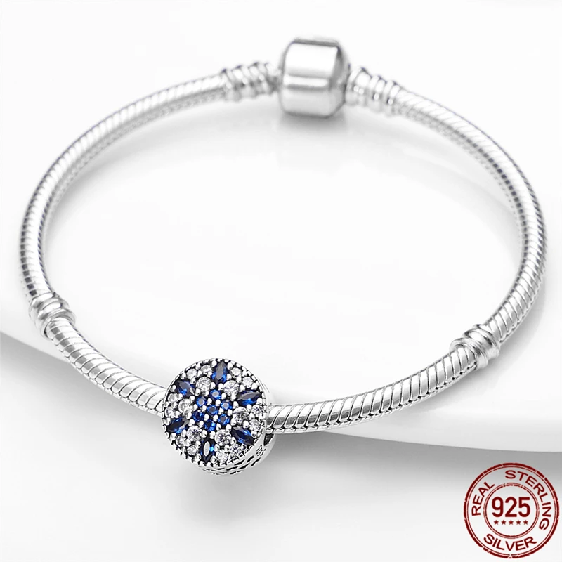 

100% Sterling Silver 2021 New Fit Pandora Bracelet Beads Demon Series Round Zircon Charms Woman Fashion Fine DIY Jewelry Gift