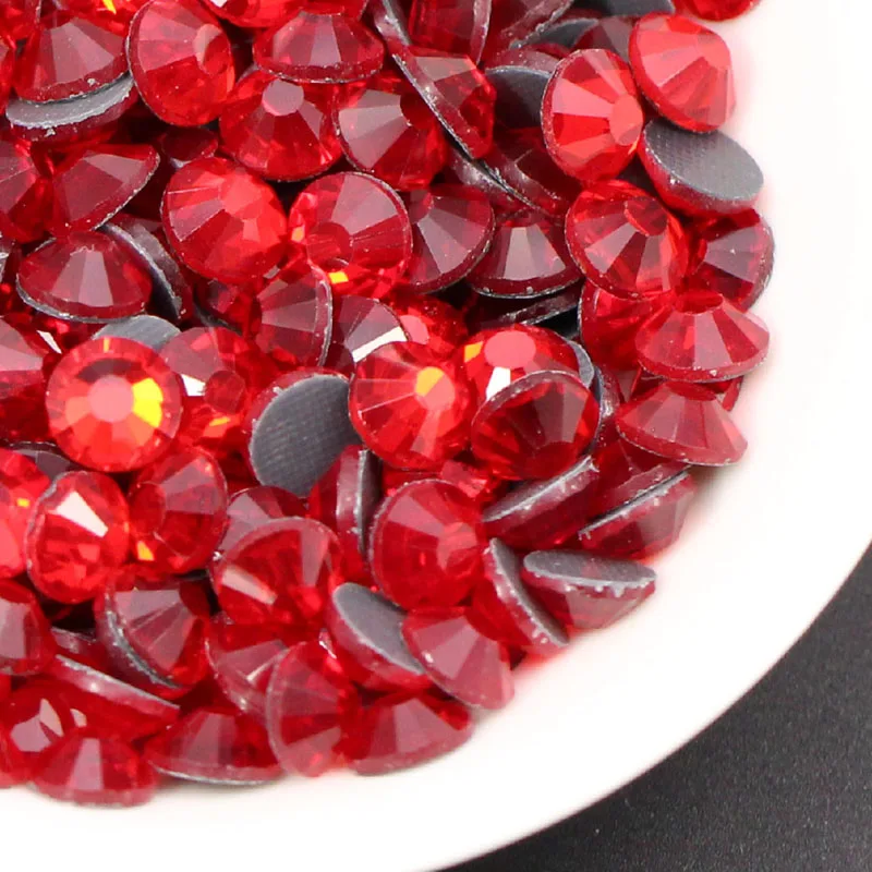 Lt. siam Стразы с горячей фиксацией плоской задней частью из страз SS6 SS10 SS16 SS20 SS30 для