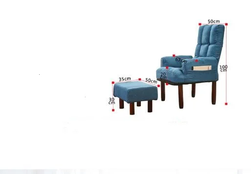 Многофункциональное складное кресло в японском стиле с татами одиночное ткань