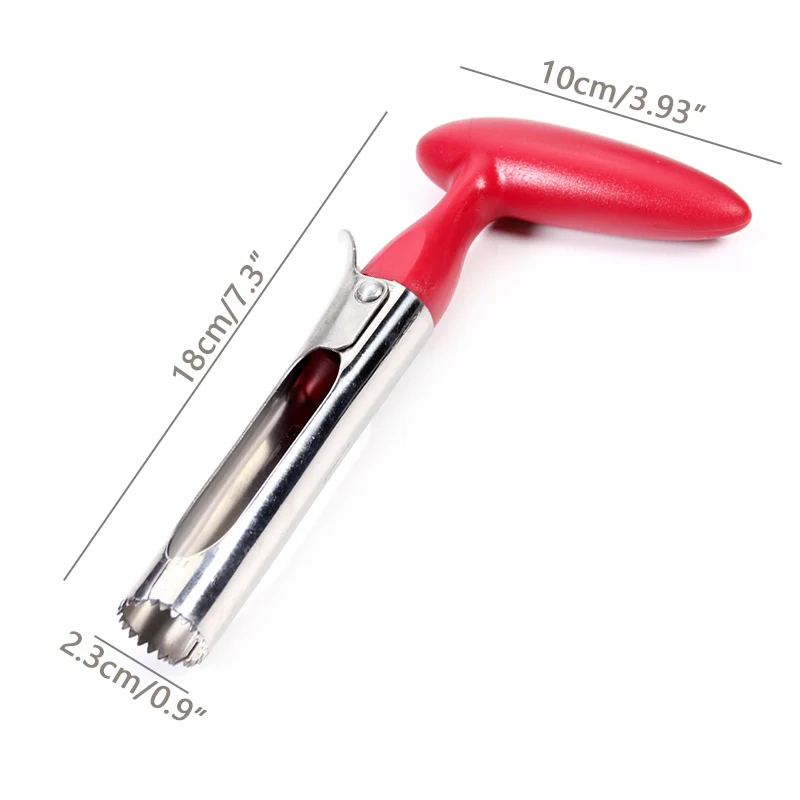

Apple Corer, Premium Stainless Steel Apple or Pear Core Remover Tool for Home, Kitchen with Sharp Serrated Blade