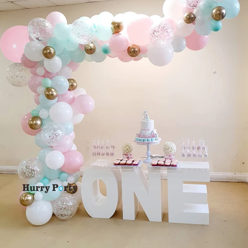 120 шт. пастельные розовые воздушные шары Тиффани|Воздушные и аксессуары| |