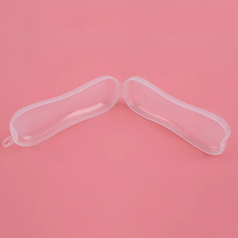 Детский простой портативный прозрачный пластиковый чехол для столовой посуды