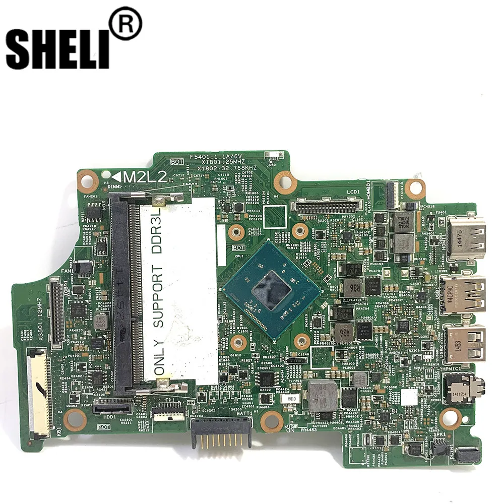 For Dell Inspiron 3147 Motherboard 0KW8RD CN-0KW8RD 13270-1 SR1YW N3540 Working Well DDR3 Intel Integrated SHELI