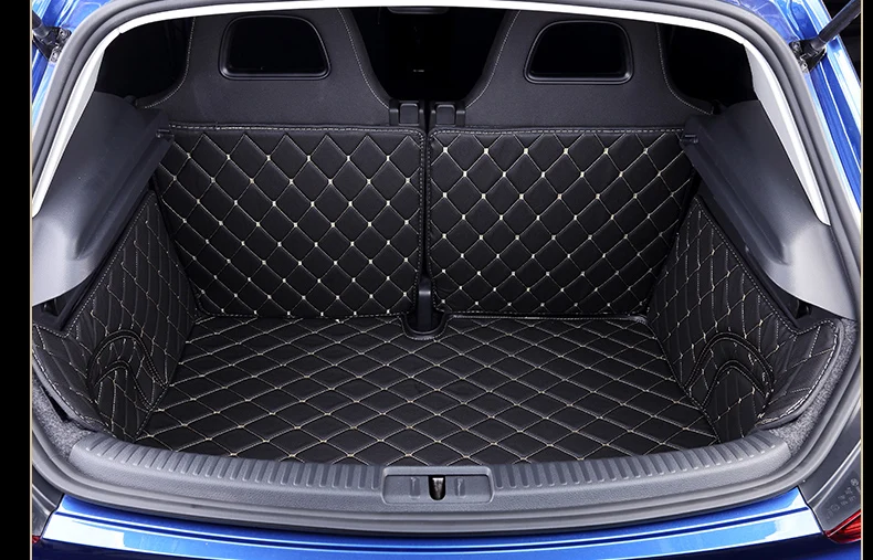 fiber leather car trunk mat for volkswagen scirocco 2008 2009 2010 2011 2012 2013 2014 2015 2016 2017 2018 scirocco accessories