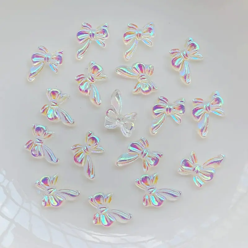 

30 шт. 9,5*11 мм 3D Auroral butterfly fancy Стразы дизайн ногтей декоративные украшения для ногтей гламур кристалл