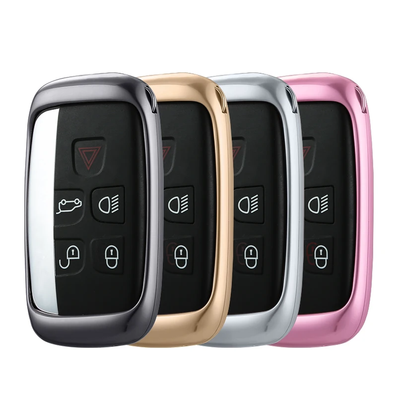 Чехол для автомобильного ключа из алюминиевого сплава чехол Land Rover Range Evoque Discovery 4