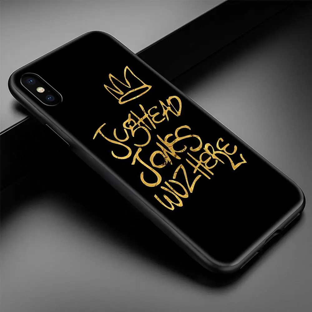 

Case for iPhone 7 8 11 12 Max Pro X XS Max XR SE(2020) 12 Mini 6 6S Plus Soft Black Phone Coque Riverdale TV Show