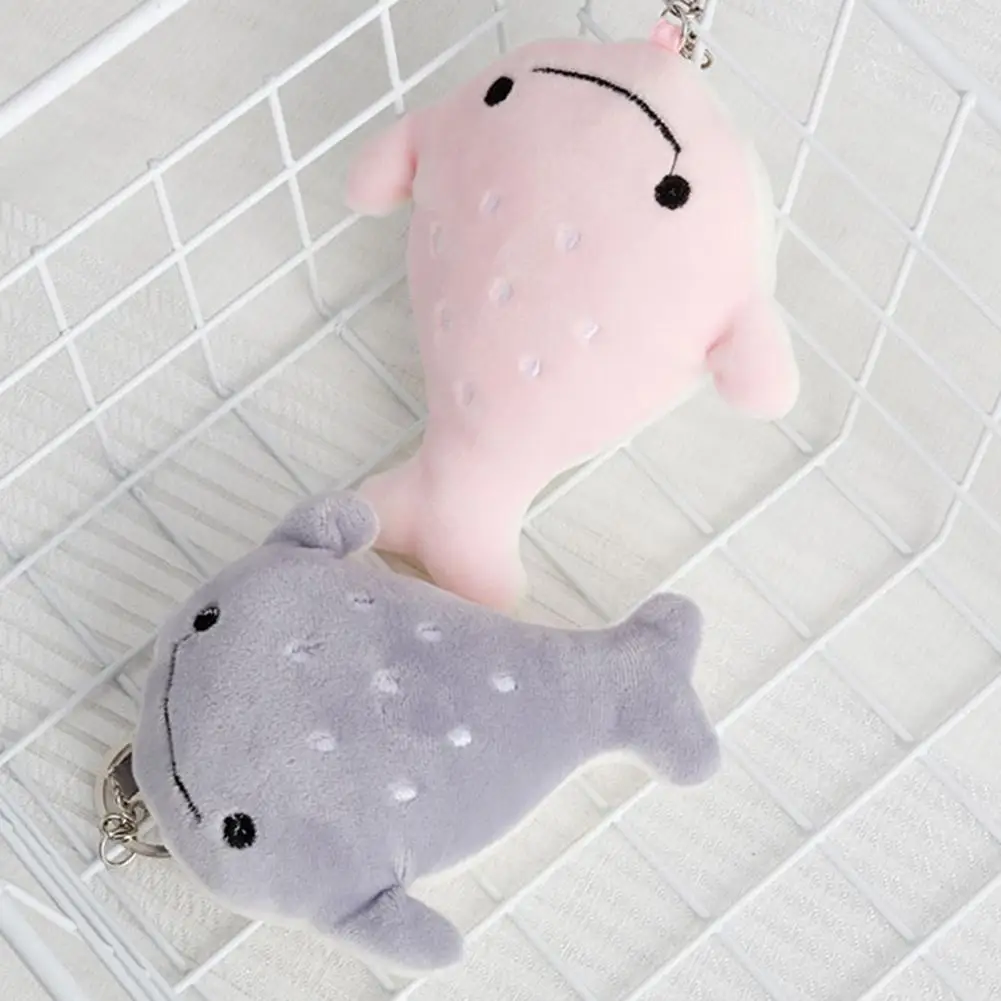 Cartoon Fish Animal Plush Stuffed Hanging Doll Keychain Ring Pendant Bag Decor | Key Chains