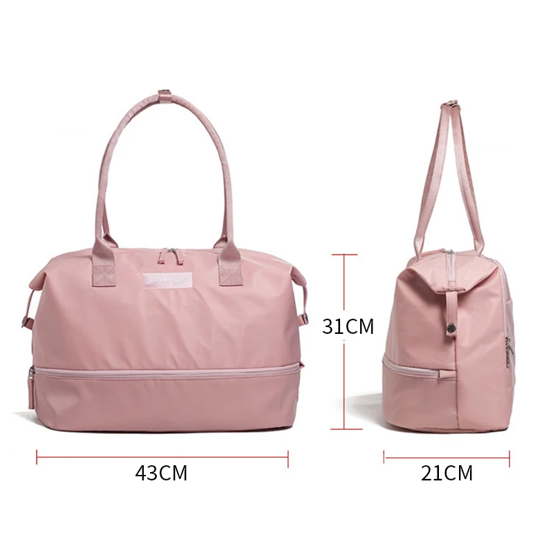 Женские сумки для фитнеса тренажерного зала сухая и влажная сумка коврика йоги