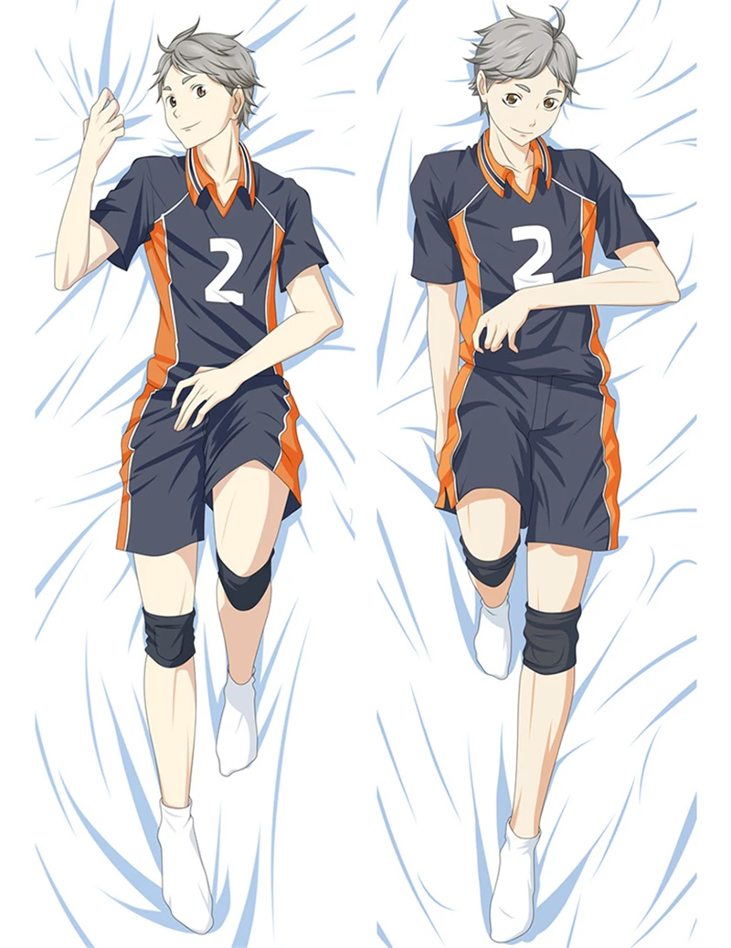 

Anime Haikyuu!! Sugawara Koushi Cosplay Dakimakura Hugging Body Pillow Case Prop