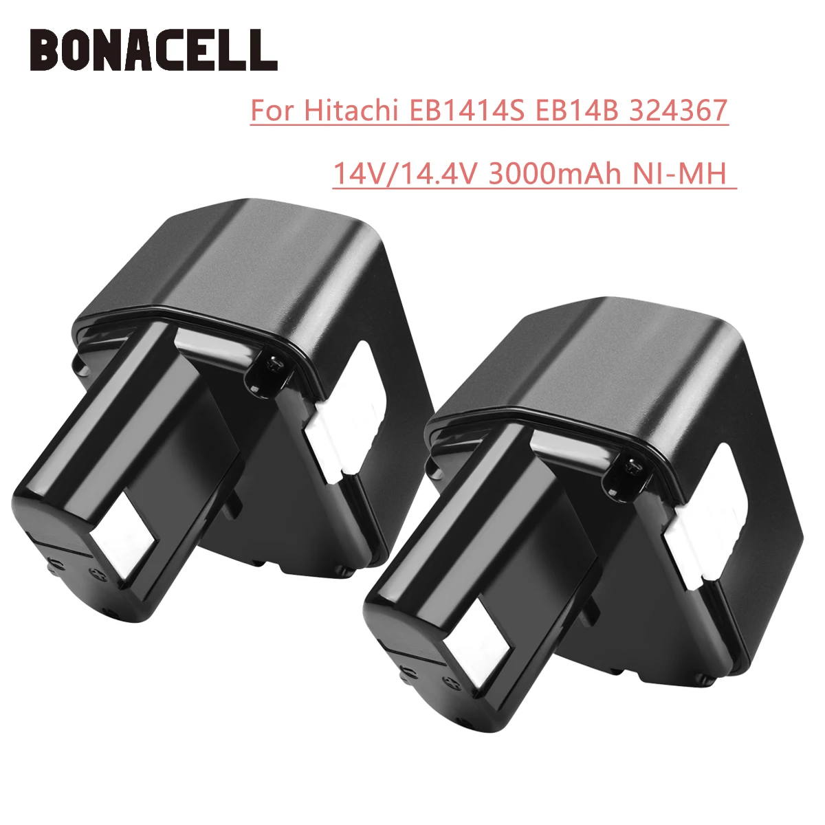 Bonacell Перезаряжаемые для экскаватора Hitachi 14В/14,4 V Батарея 3000 мА/ч, металл-гидридных или никель EB1414S EB14B EB1412S 324367 EB14S DS14DL DV14DL CJ14DL L50