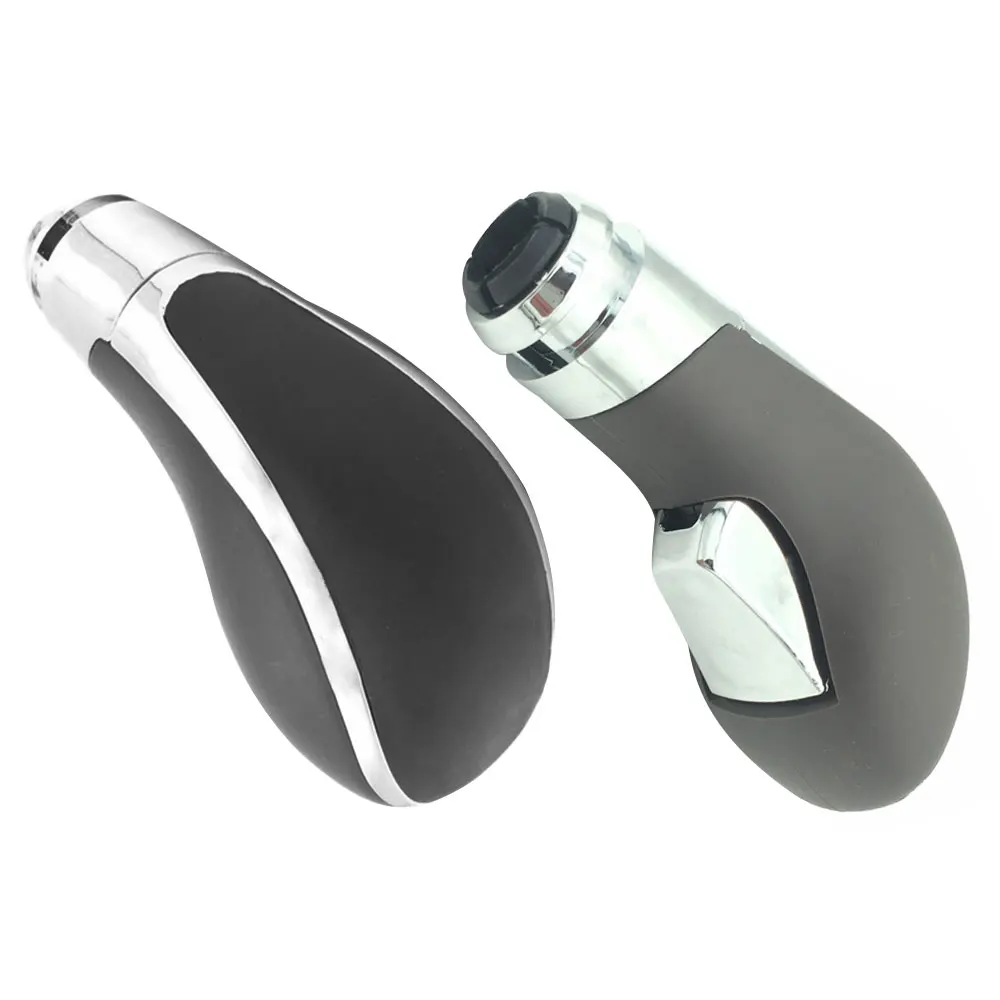 Шестерни рукоятка рычага переключения передач хром из искусственной кожи с