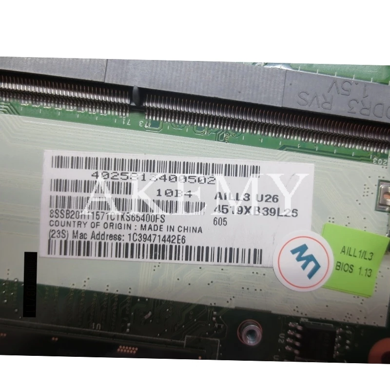 

LA-C421P Laptop motherboard For Lenovo ThinkPad L560 original mainboard I3-6100U