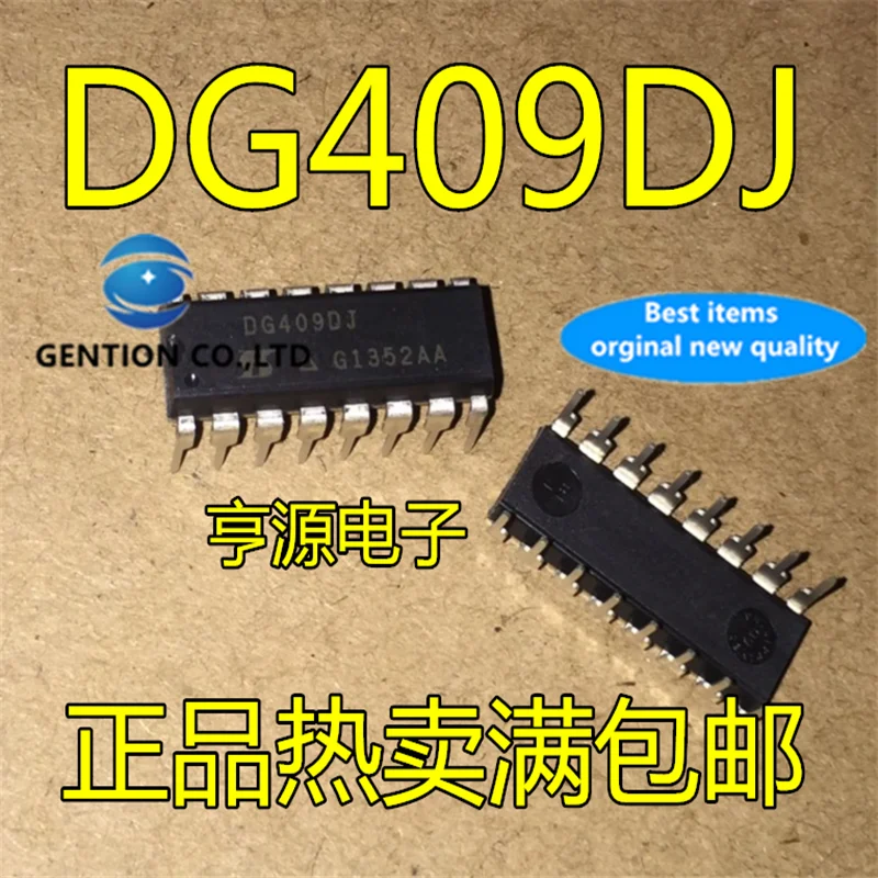 10Pcs DG409DJ DG409 DIP16 Communication IC genuine analog switch in stock 100% new and original