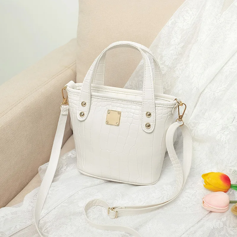 

High Quality Women PU Leather Messenger Bag Fashion Ladies Shoulder Bucket Bag Famous Designer Small Female Crossbody Bags