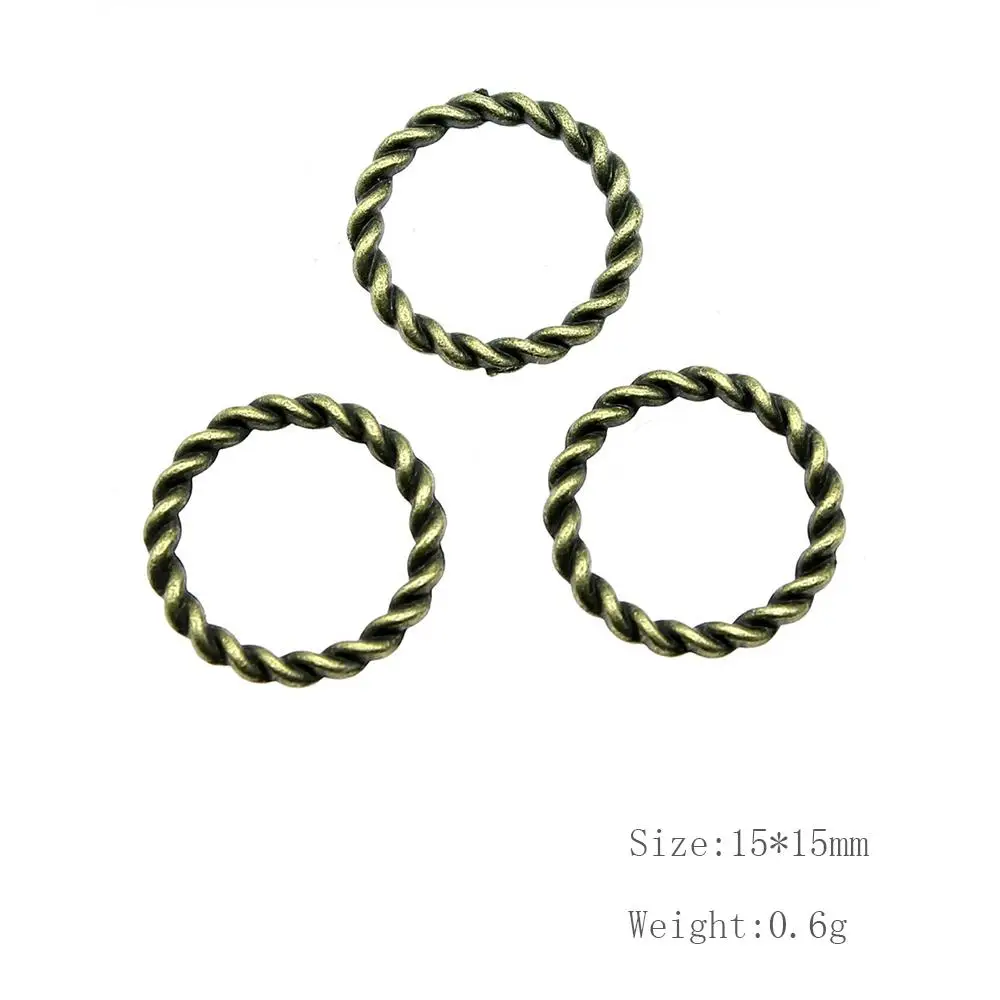 

Malzahar 50 Pieces Circle Jewelry Findings Components Handmade Jewelry