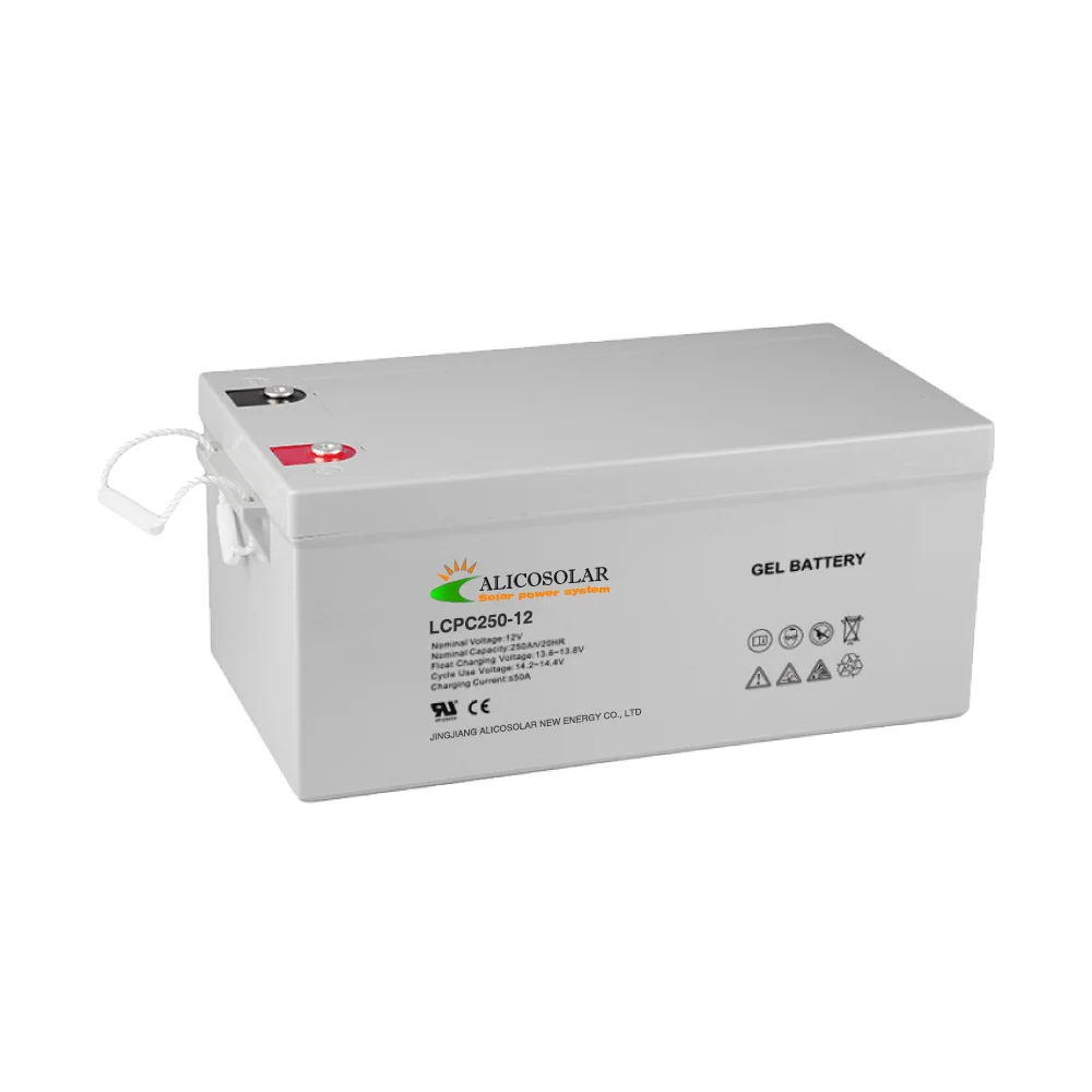 

Alicosolar Long Life Rechargeable 12V Vrla Gel Deep Cycle Solar Battery 12v 250ah For Solar Panel System