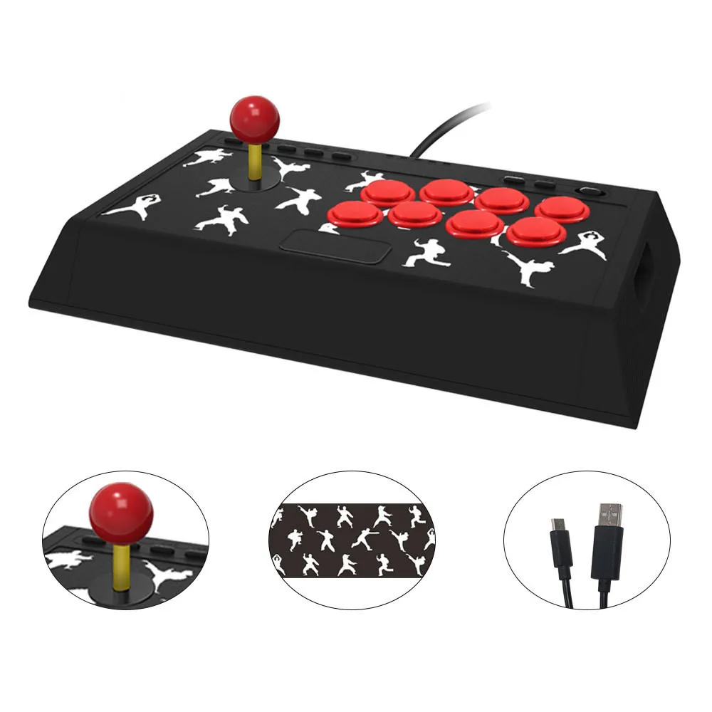 

Arcade Game Controller Fighting Stick for PC X-input for N-Switch Street Fighters Star Fighting Game Joysticks Games Accessories