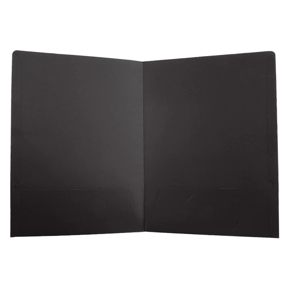 

12Pcs A4 2Pockets Kraft Paper File Folder Brown Holder Document Folder Office Project File Presentation Folder (Red)