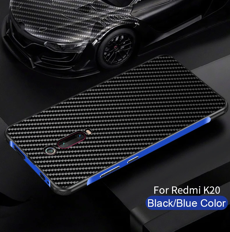 Роскошный Алюминиевый металлический чехол для Xiaomi mi 9 T/Pro/Red mi K20/Pro ультра тонкий жесткий карбоновый элемент задняя крышка чехол красный mi K20